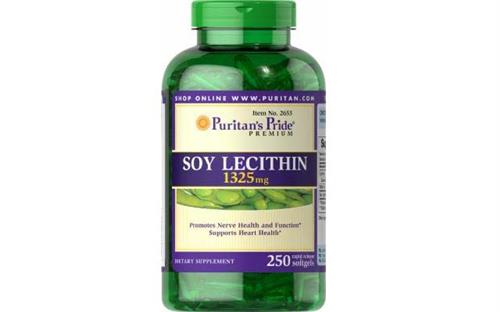 Soy Lecithin 1325 mg - Viên uống tinh chất mầm Đậu Nành Puritan Pride 1325mg hộp 250 viên